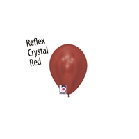 5 inch REFLEX CRYSTAL RED Balloon