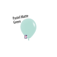5 inch Pastel Matte GREEN Latex Balloon