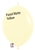 12in Link-O-Loon PASTEL MATTE YELLOW Betallatex