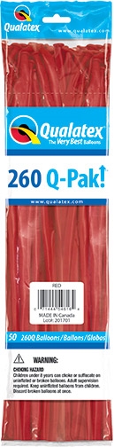 260Q Q-Pak RED Qualatex
