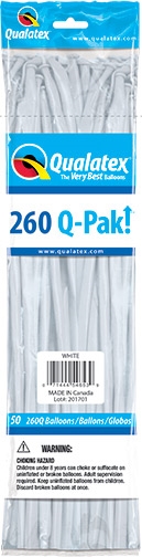 260Q Q-Pak WHITE Qualatex
