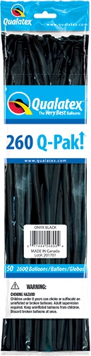 260Q Q-Pak ONYX BLACK Qualatex