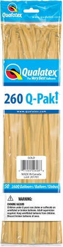 260Q Q-Pak GOLD Qualatex