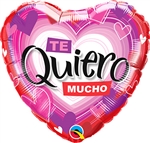 Te Quiero Radiant Hearts Balloon