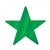 12 inch Die Cut Foil Star GREEN, Price Per DOZEN