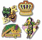 Mardi Gras Cutout Assortment