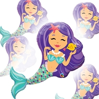 Enchanting Mermaid Foil Balloon