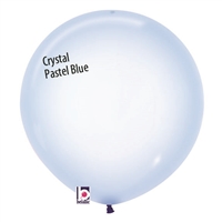 Crystal Pastel BLUE Balloons
