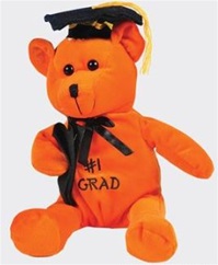 Orange #1 Grad Bear