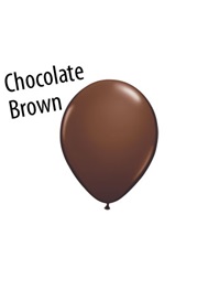 5 inch Fashion Chocolate Brown latex balloons