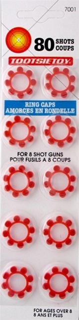 8 Shot Ring Caps Package of 10