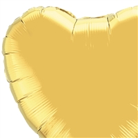 36 inch Heart Qualatex Foil GOLD, Price Per Package of 5
