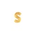 7in GOLD Letter S Megaloon Jr., Price Per Bag of 5