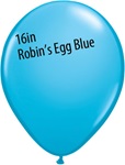 16 inch Qualatex Jewel ROBIN'S EGG BLUE Latex Balloon