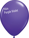 16 inch Qualatex Fashion PURPLE VIOLET Latex Balloon
