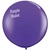 3 foot Qualatex Fashion PURPLE VIOLET