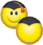 Smiley Grad Balloon