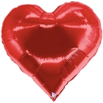 35 inch Casino HEART foil balloon