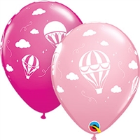 Hot Air Balloons - PINK & WILD BERRY