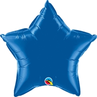 20 inch Star Qualatex Foil DARK BLUE, Price Per Pack of 10