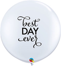 Simply Best Day Ever Round Latex Balloon