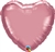 Qualatex Chrome Mauve Heart Foil Balloon