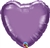 Qualatex Chrome Purple Heart Foil Balloon