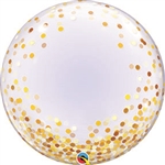Deco Bubble Gold Confetti Dots