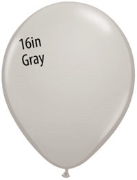 GRAY Latex Balloons