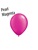 5 inch Radiant Pearl Magenta latex balloons