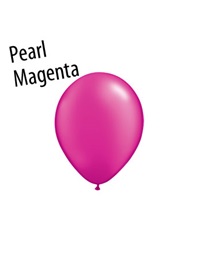 5 inch Radiant Pearl Magenta latex balloons