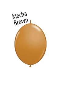 6 inch MOCHA BROWN  Qualatex QUICK LINK