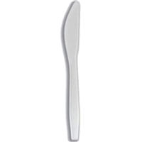 Plastic Knife Medium Weight WHITE