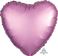 Satin Luxe Flamingo Heart