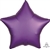 19 inch Satin Luxe PURPLE ROYAL Foil Balloon