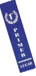 2in x 8in Spanish BLUE 1st Place Ribbon