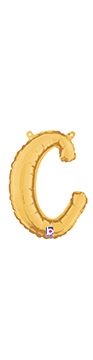 Script Letter c  Gold