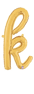 Script Letter k Gold