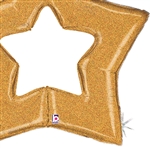 48 inch Open Star GOLD