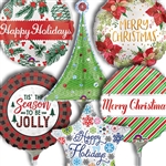 9 inch Christmas Foil Balloon Assortment