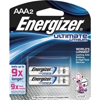 Energizer Ultimate Lithium 1.5v AAA - 2 Pack
