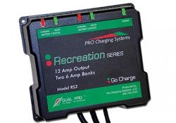 DUAL PRO Charging Systems - Recreational/Industrial Series RS2/IS2 Two 6 Amp Bank 6 Amps 12V