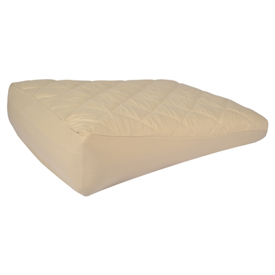 Small-Size Inflatable Bed Wedge with Memory Foam Topper and Foot Pump
