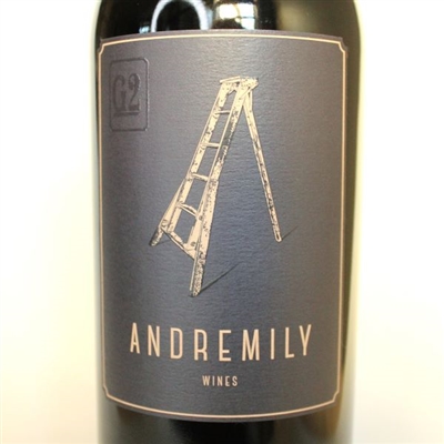 750ml bottle of 2019 Andremily Wines Syrah G2 from Paso Robles California