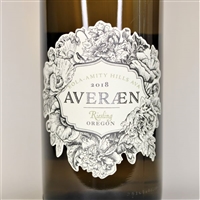 750ml bottle of 2018 Averaen Riesling from the Tunkalilla Vineyard of Eola-Amity Hills AVA in Willamette Valley Oregon