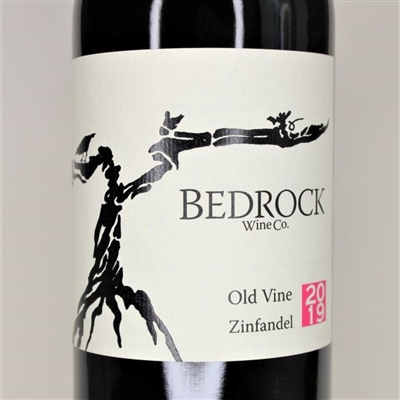 750ml bottle of California Old Vine Zinfandel from Bedrock Wine Co.