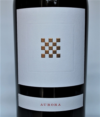 750 ml bottle of Aurora Vineyard proprietary red wine blend by Checkerboard Vineyards in Diamond Mountain District AVA of Napa Valley California