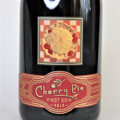 750ml bottle of 2018 Cherry Pie Three Vineyards Pinot Noir by Cherry Pie Wines