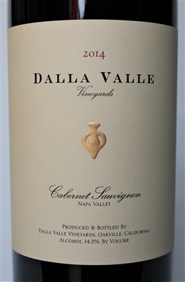 750ml bottle of 2014 Dalla Valle Estate Cabernet Sauvignon from the Oakville AVA of Napa Valley California