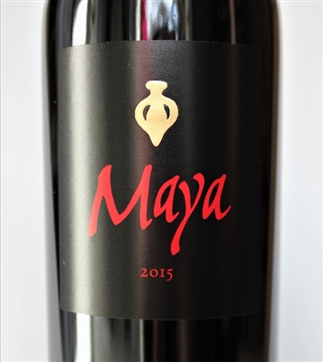 750ml bottle of 2015 Dalla Valle Maya from the Oakville AVA of Napa Valley California